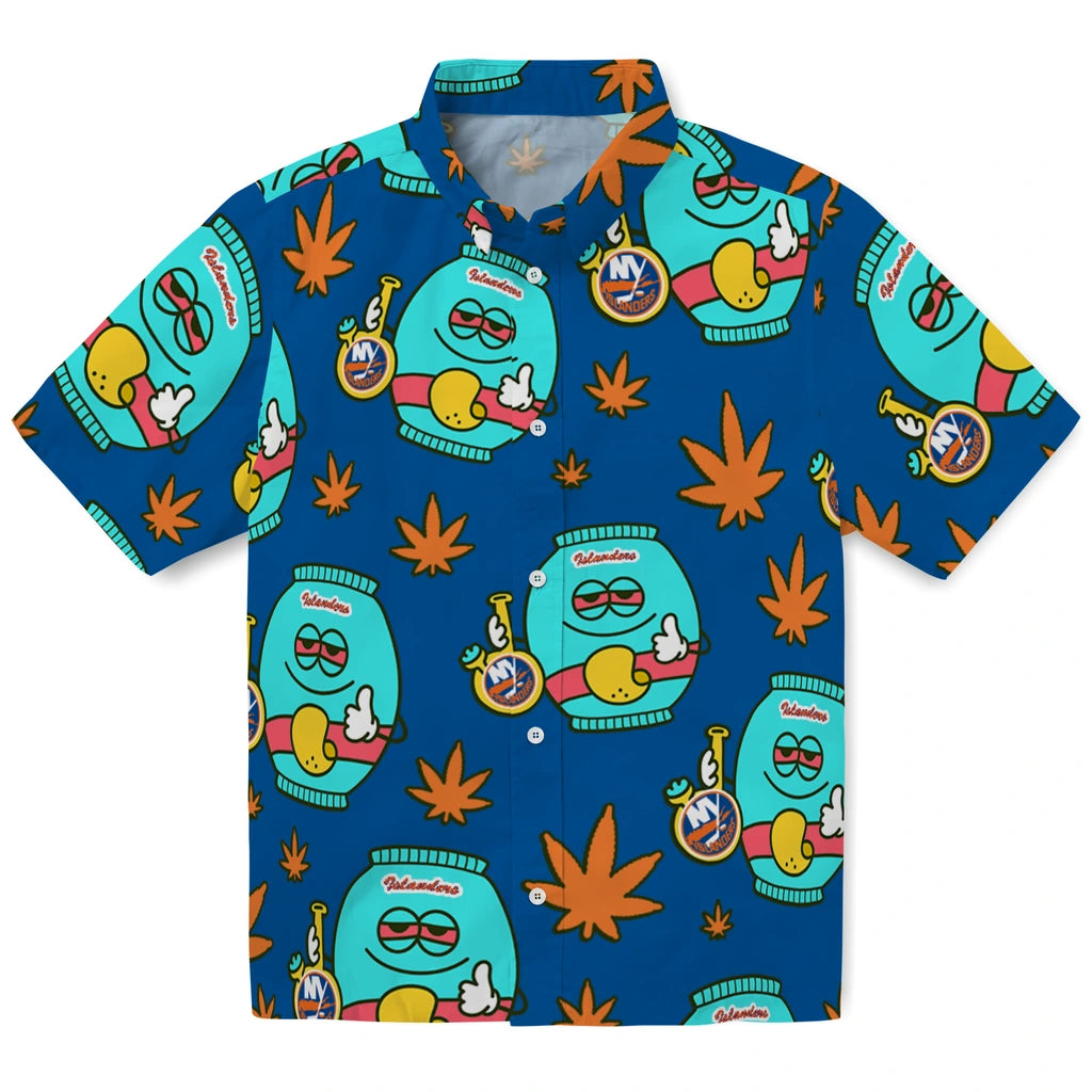 New York Islanders Hawaiian Shirt - Chill Vibe | Hula Hawaiian Shirts