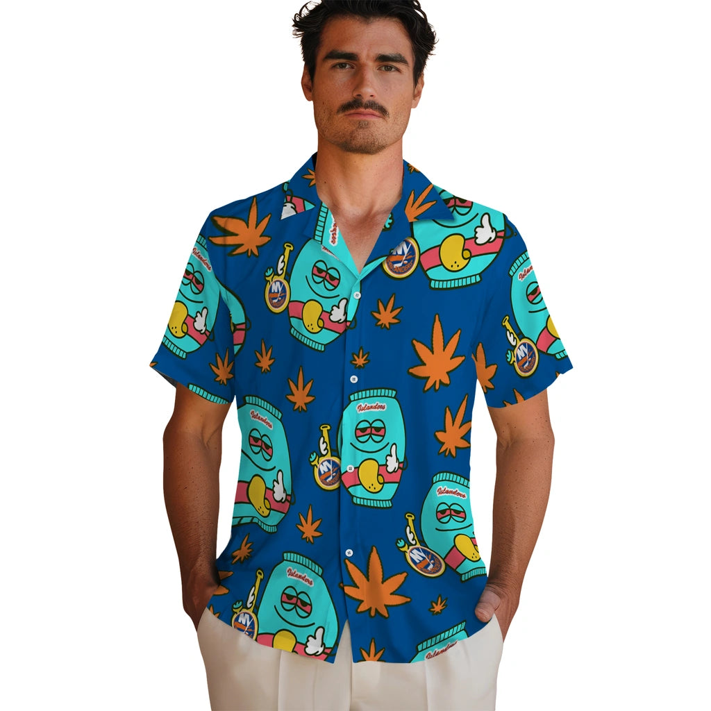 New York Islanders Hawaiian Shirt - Chill Vibe | Hula Hawaiian Shirts