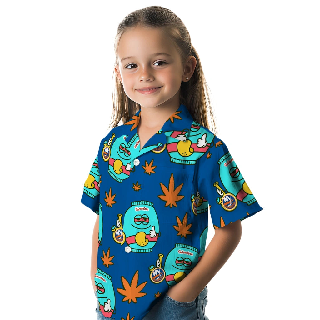 New York Islanders Hawaiian Shirt - Chill Vibe | Hula Hawaiian Shirts