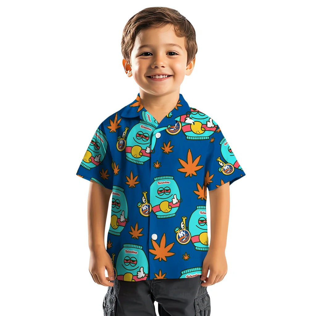 New York Islanders Hawaiian Shirt - Chill Vibe | Hula Hawaiian Shirts