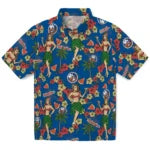 New York Islanders Hawaiian Shirt - Hawaiian Girls Design | Hula Hawaiian Shirts