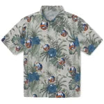 New York Islanders Hawaiian Shirt - Hibiscus Designs | Hula Hawaiian Shirts