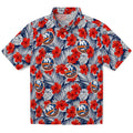 New York Islanders Hawaiian Shirt - Hibiscus Fiesta | Hula Hawaiian Shirts