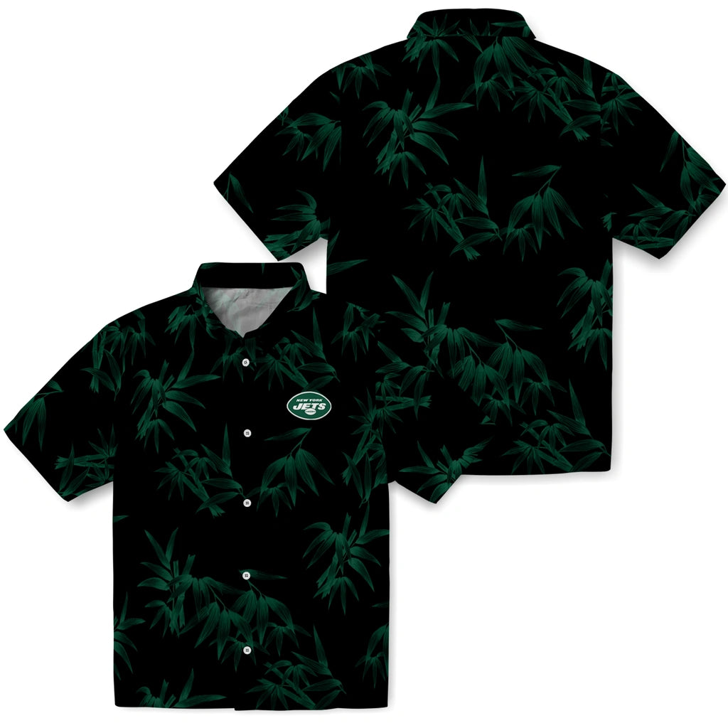 New York Jets Hawaiian Shirt - Bamboo Branches | Hula Hawaiian Shirts