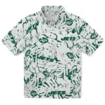 New York Jets Hawaiian Shirt - Hibiscus Overlay | Hula Hawaiian Shirts