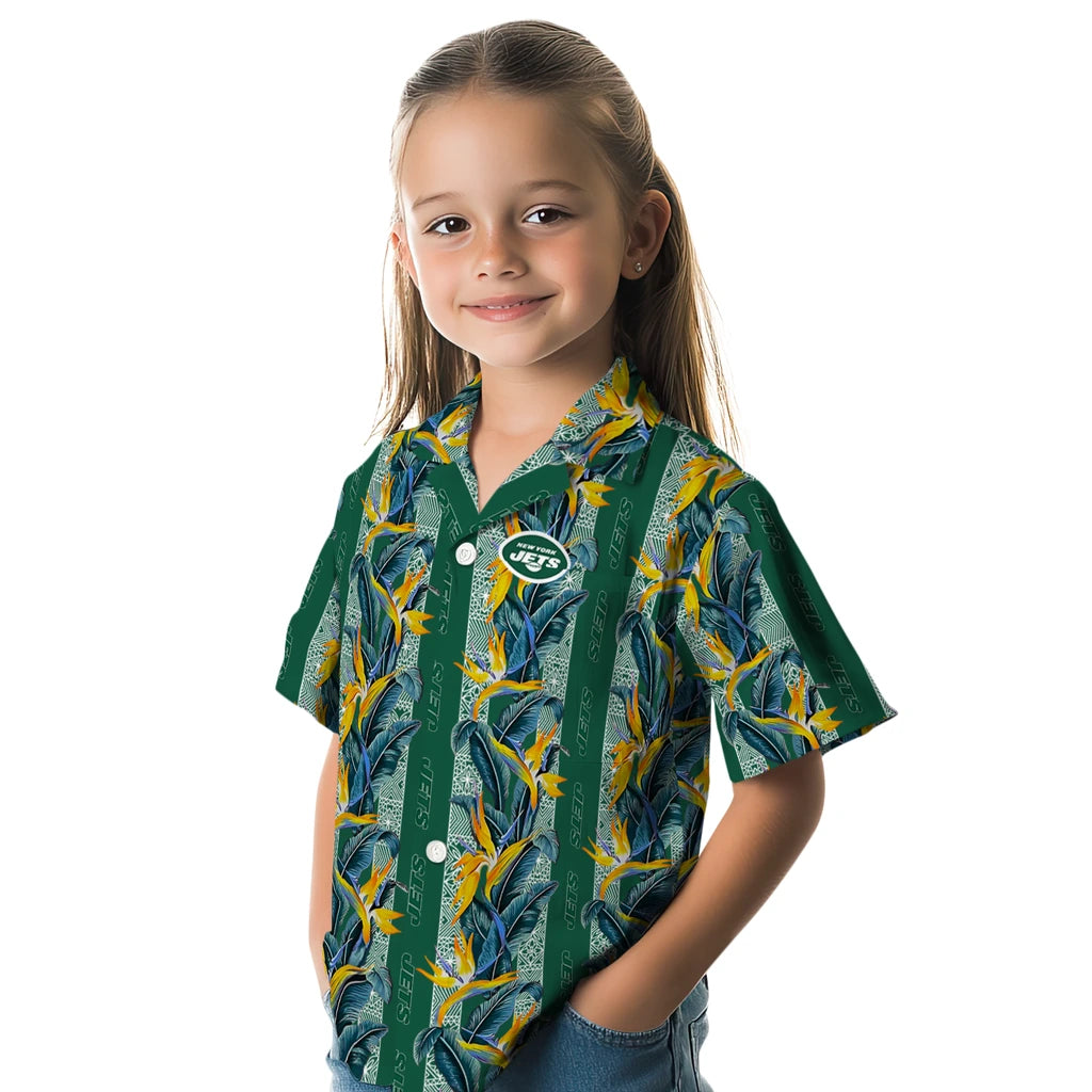 New York Jets Hawaiian Shirt - Paradise Vines | Hula Hawaiian Shirts