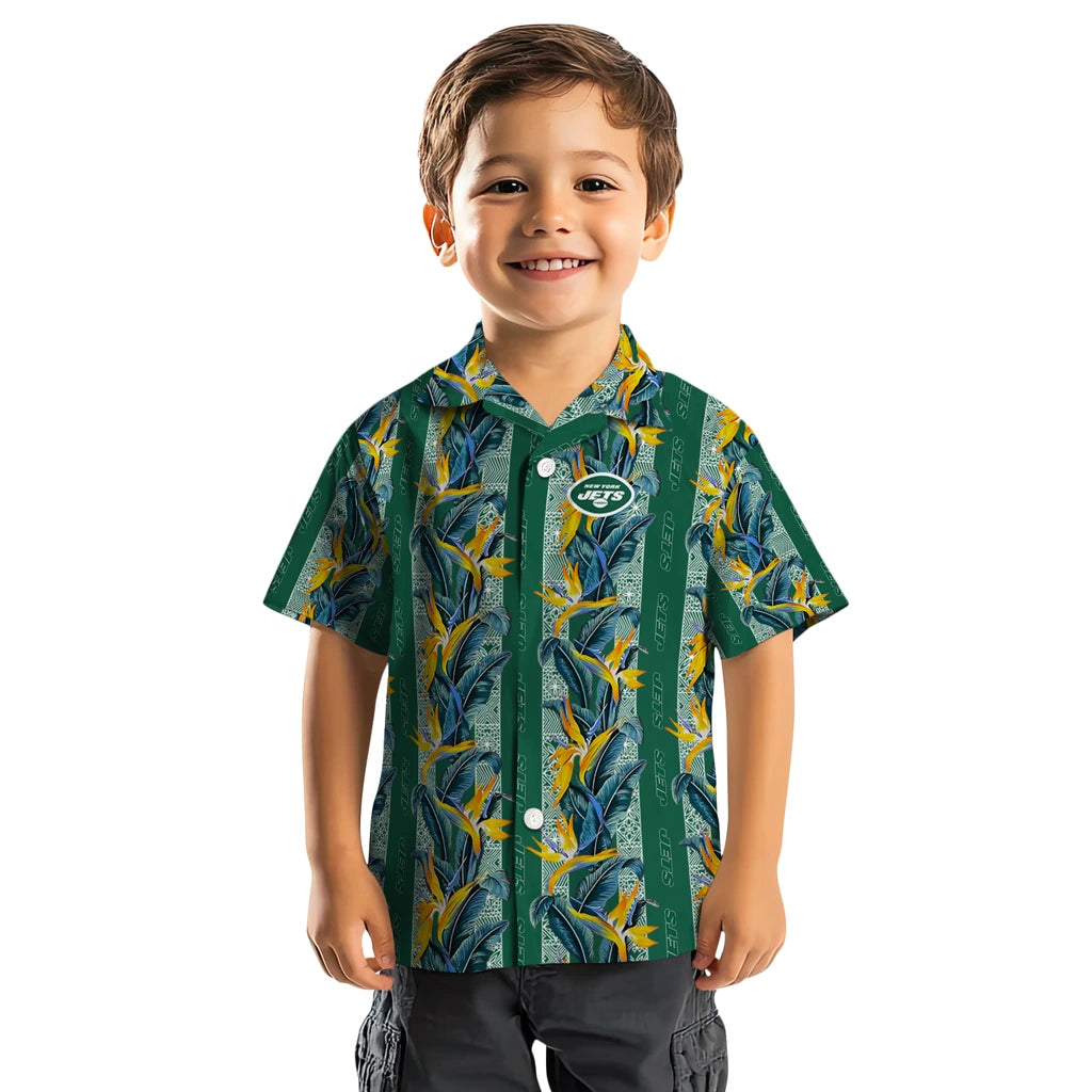 New York Jets Hawaiian Shirt - Paradise Vines | Hula Hawaiian Shirts