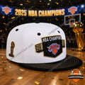 New York Knicks 2026 NBA Champions Flat Bill Snapback Hat - LeagueLockerGear