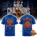 New York Knicks 2026 NBA Champions Back On Top T-Shirt - LeagueLockerGear