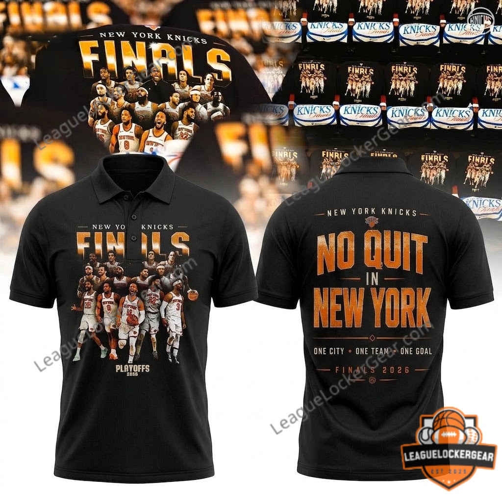 New York Knicks Finals 2026 Playoffs Team Roster T-Shirt - LeagueLockerGear