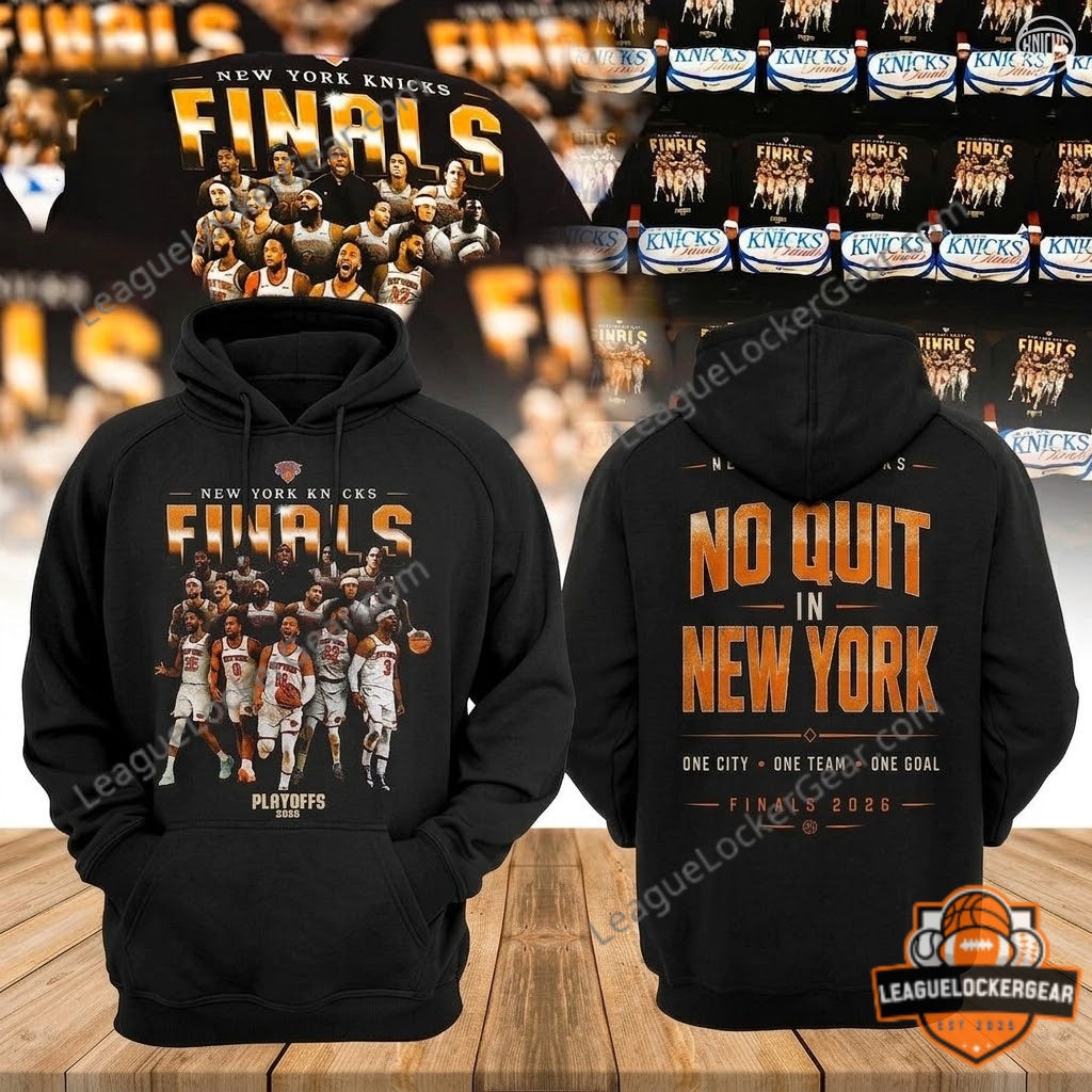 New York Knicks Finals 2026 Playoffs Team Roster T-Shirt - LeagueLockerGear