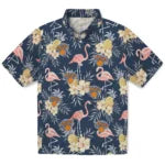 New York Knicks Hawaiian Shirt - Flamingo Hibiscus | Hula Hawaiian Shirts