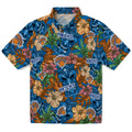 New York Knicks Hawaiian Shirt - Hibiscus Tiki Jungle | Hula Hawaiian Shirts