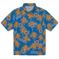 New York Knicks Hawaiian Shirt - Palm Tree Motif | Hula Hawaiian Shirts