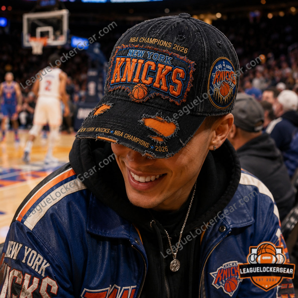 New York Knicks NBA Champions 2026 Baseball Cap - LeagueLockerGear