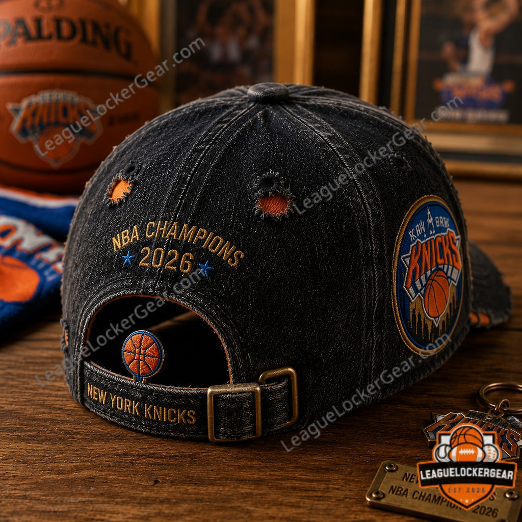New York Knicks NBA Champions 2026 Baseball Cap - LeagueLockerGear