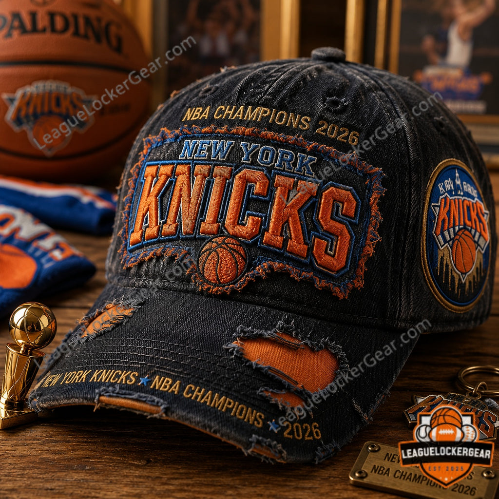 New York Knicks NBA Champions 2026 Baseball Cap - LeagueLockerGear