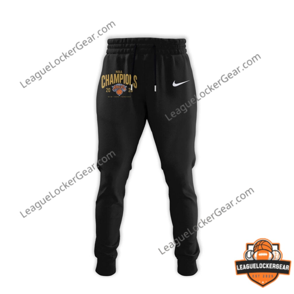 New York Knicks NBA Champions 2026 Team Roster Hoodie - LeagueLockerGear