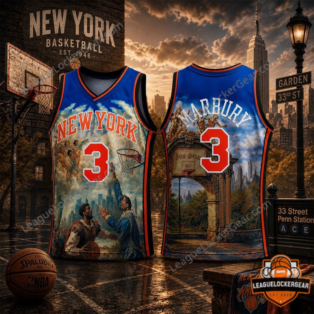 Jon Stan x Mitchell Ness Stephon Marbury Hardwood Jersey - LeagueLockerGear