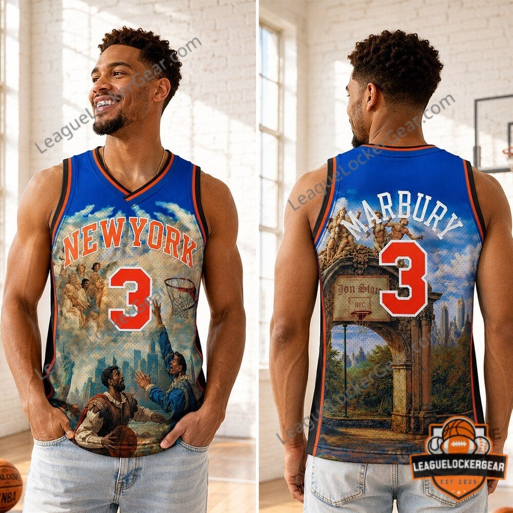 Jon Stan x Mitchell Ness Stephon Marbury Hardwood Jersey - LeagueLockerGear
