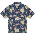 New York Mets Hawaiian Shirt - Flamingo Hibiscus | Hula Hawaiian Shirts