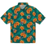 New York Mets Hawaiian Shirt - Hibiscus and Palm Leaves | Hula Hawaiian Shirts