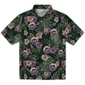 New York Mets Hawaiian Shirt - Hibiscus Leaves Pattern | Hula Hawaiian Shirts