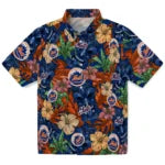 New York Mets Hawaiian Shirt - Hibiscus Tiki Jungle | Hula Hawaiian Shirts