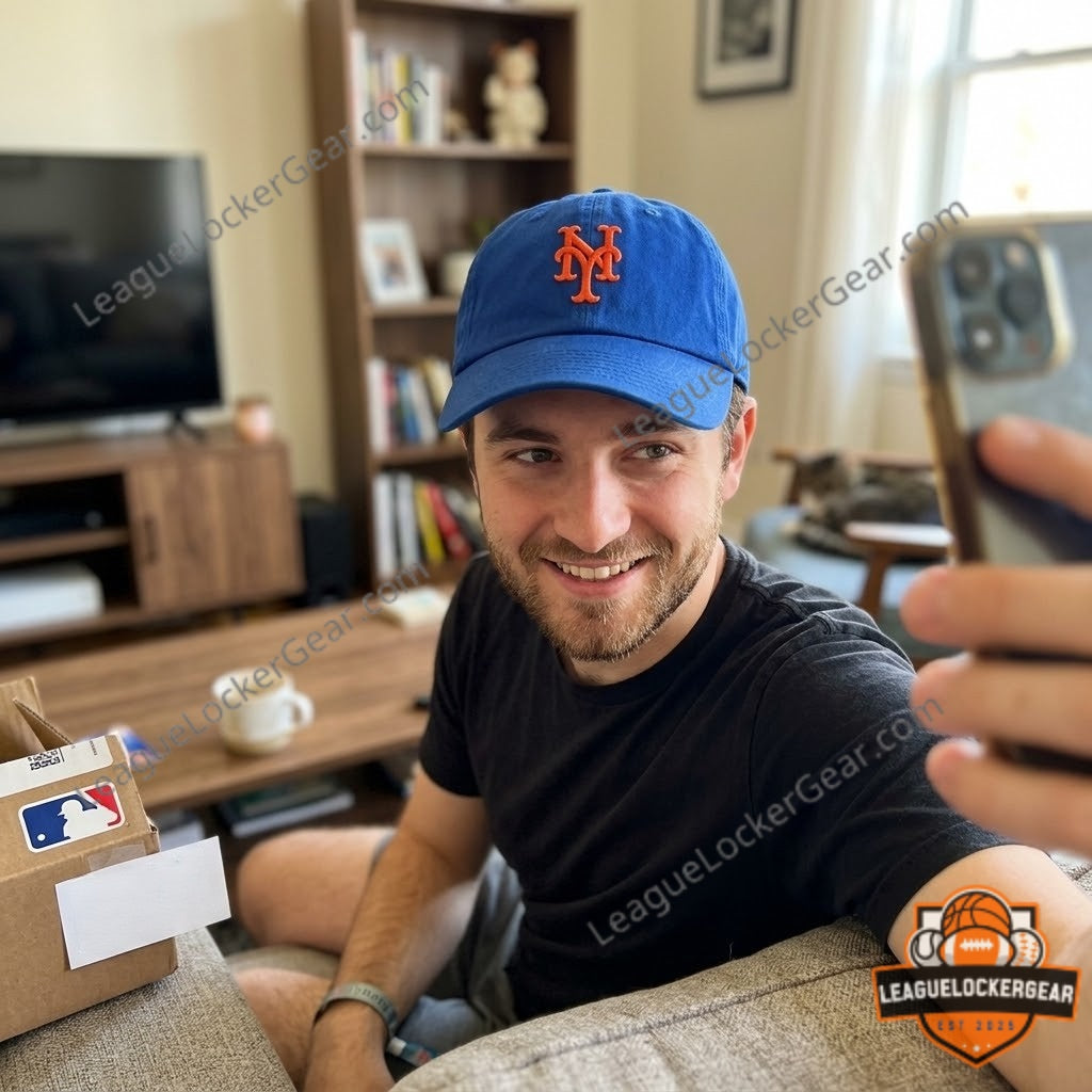 Noah Kahan Citi Field Mets Distressed Cap - LeagueLockerGear