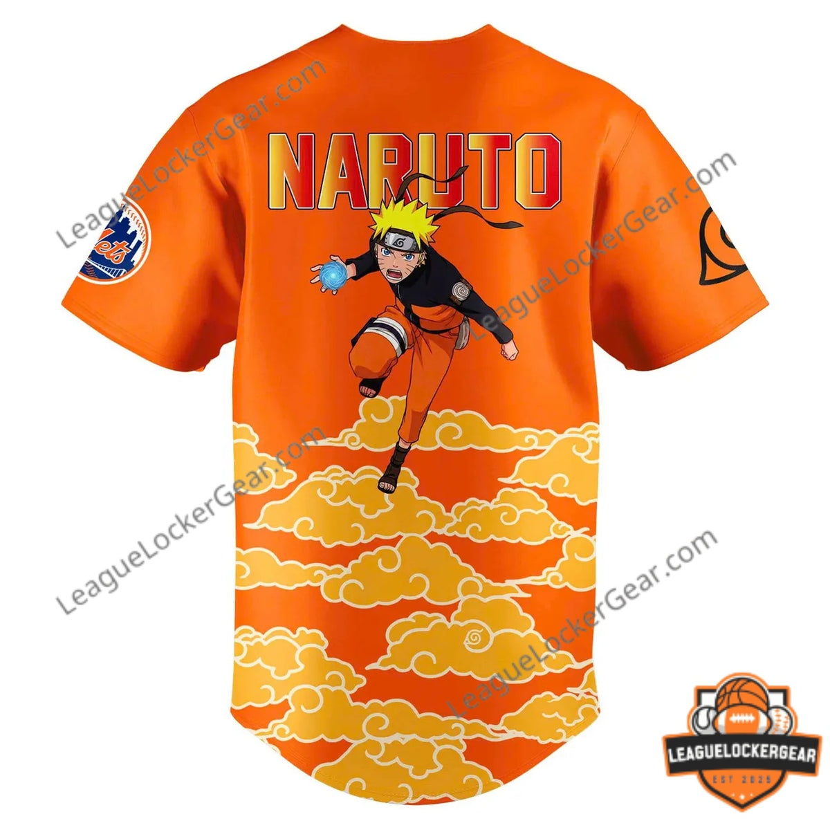New York Mets x Naruto Shippuden Night 2026 Baseball Jersey - LeagueLockerGear