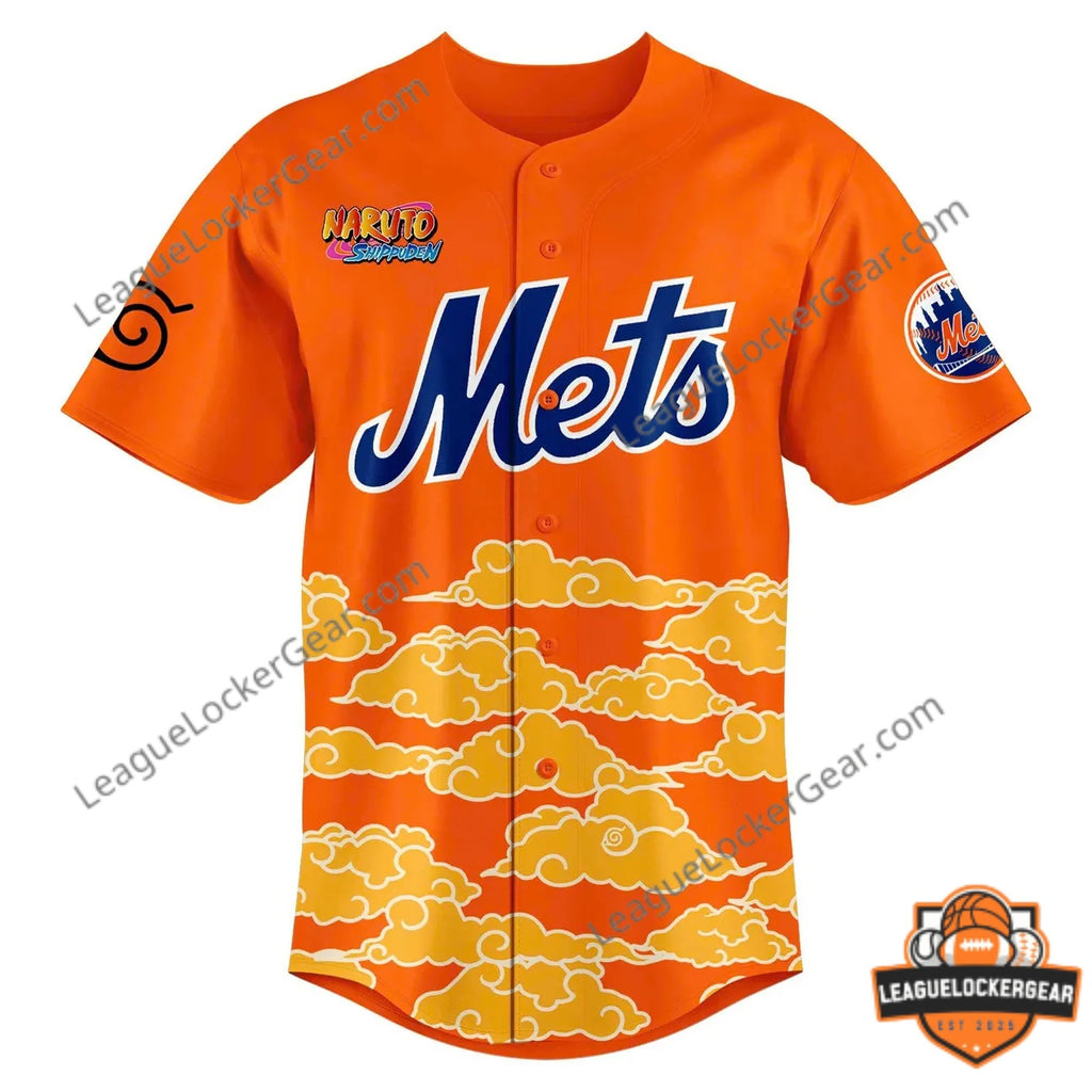 New York Mets x Naruto Shippuden Night 2026 Baseball Jersey - LeagueLockerGear