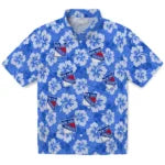 New York Rangers Hawaiian Shirt - Hibiscus Cluster | Hula Hawaiian Shirts