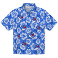New York Rangers Hawaiian Shirt - Hibiscus Cluster | Hula Hawaiian Shirts