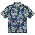 New York Rangers Hawaiian Shirt - Hibiscus Flowers | Hula Hawaiian Shirts