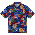 New York Rangers Hawaiian Shirt - Hibiscus Tiki Jungle | Hula Hawaiian Shirts