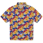 New York Rangers Hawaiian Shirt - Hibiscus Tropics | Hula Hawaiian Shirts