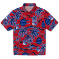 New York Rangers Hawaiian Shirt - Palm Sunset | Hula Hawaiian Shirts