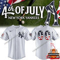 New York Yankees 4th of July 2024 Custom Baseball Jersey - LeagueLockerGear