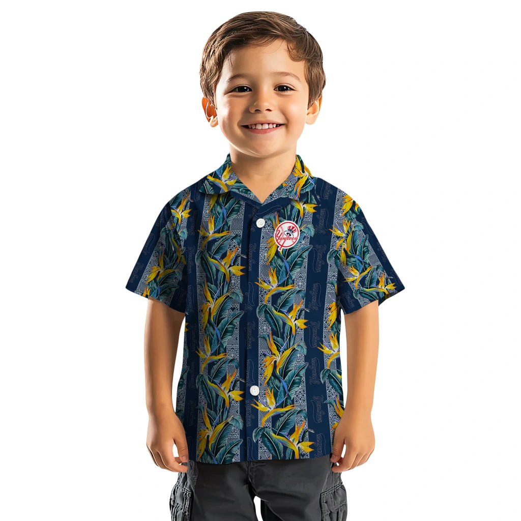 New York Yankees Hawaiian Shirt - Paradise Vines | Hula Hawaiian Shirts