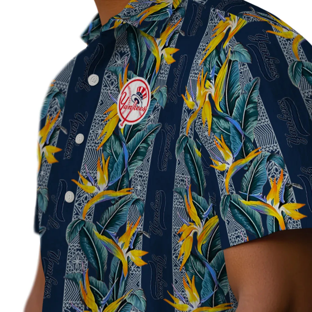 New York Yankees Hawaiian Shirt - Paradise Vines | Hula Hawaiian Shirts