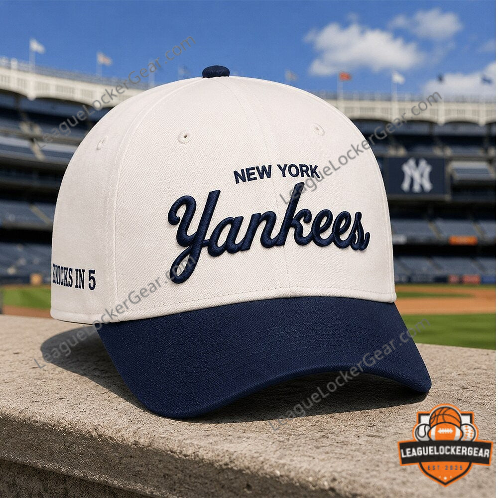 New York Yankees Jalen Brunson In 5 2026 Baseball Cap - LeagueLockerGear