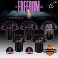 New York Yankees Kesha The Freedom Tour Baseball Jersey - LeagueLockerGear