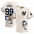 New York Yankees x Peanuts Snoopy Baseball Jersey – Limited Edition Pinstripe Fan Fashion - LeagueLockerGear