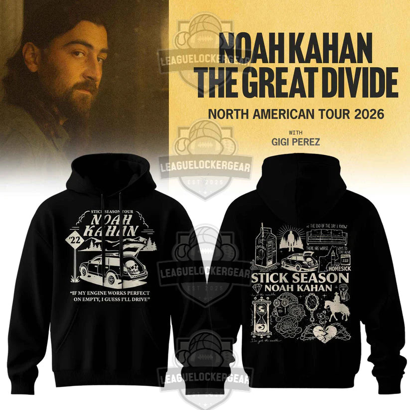 Kahan The Great Divide North American Tour 2026 Hoodie - LeagueLockerGear