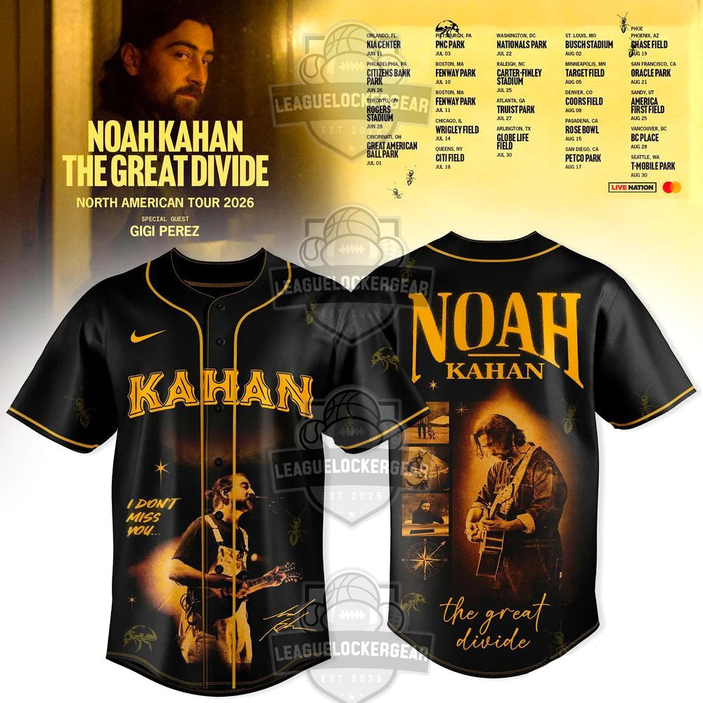 Noah Kahan The Great Divide North American Tour 2026 Hoodie - LeagueLockerGear