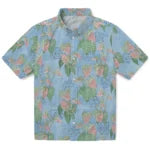 North Carolina Tar Heels Hawaiian Shirt - Anthurium Overlay | Hula Hawaiian Shirts