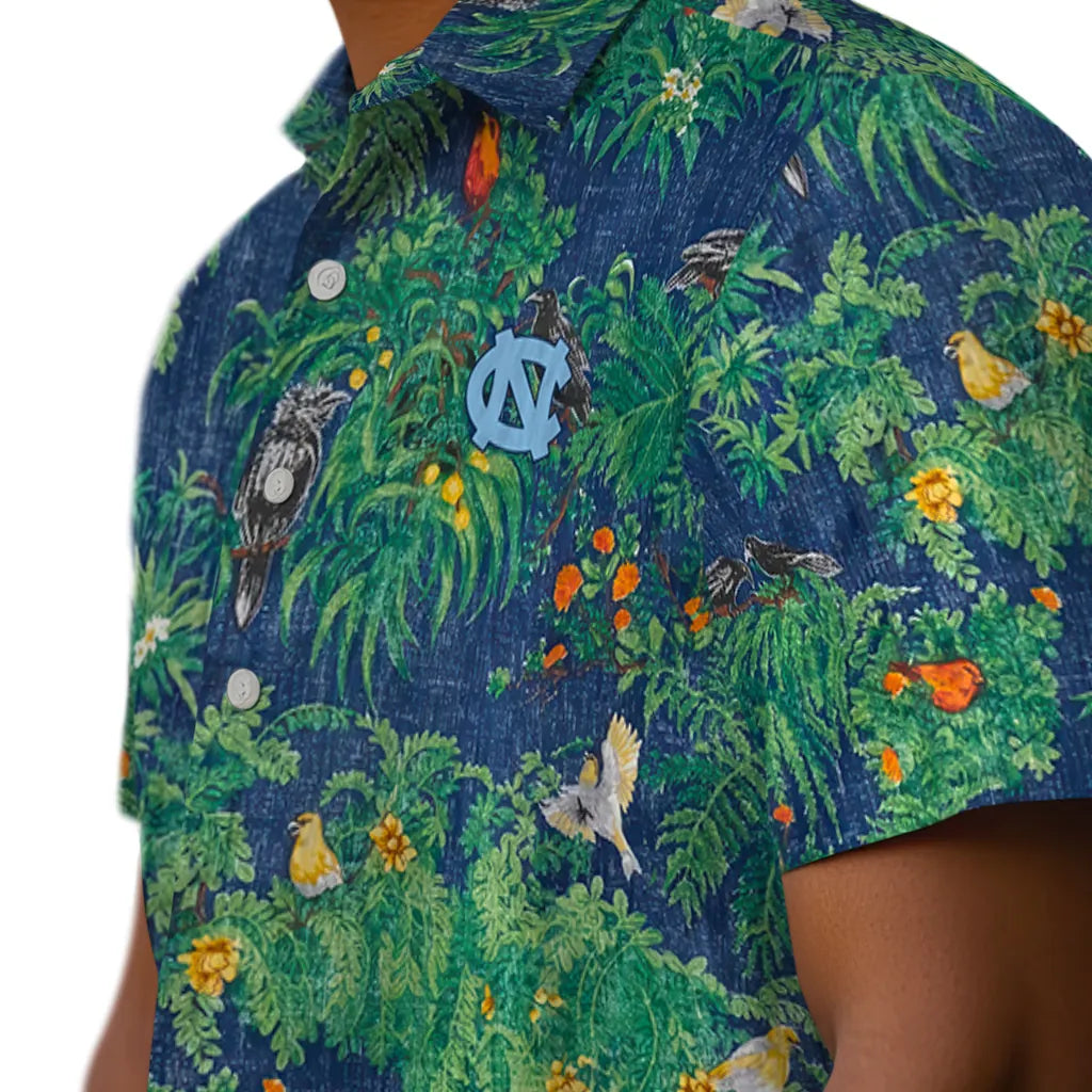 North Carolina Tar Heels Hawaiian Shirt - Bird Canopy | Hula Hawaiian Shirts