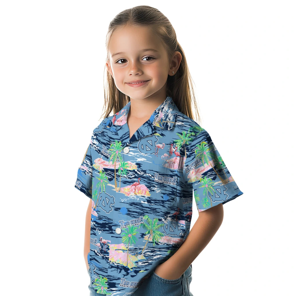 North Carolina Tar Heels Hawaiian Shirt - Hawaii Island | Hula Hawaiian Shirts