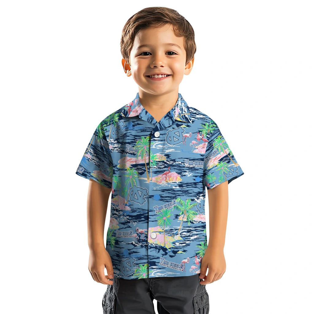 North Carolina Tar Heels Hawaiian Shirt - Hawaii Island | Hula Hawaiian Shirts