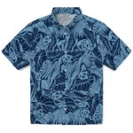 North Carolina Tar Heels Hawaiian Shirt - Monstera Layer | Hula Hawaiian Shirts